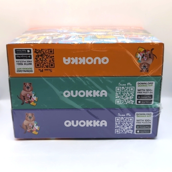 NIP Three (3) Quokka 100 Piece Puzzles - Dragons, Pirates & Construction Themes - Picture 4 of 7